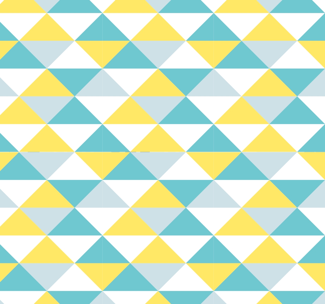 Vinyl tapijt geometrisch geel en blauwtinten - TenStickers