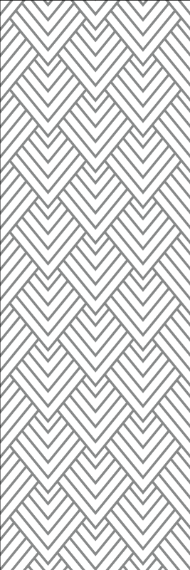 Vinyl tapijt geometrisch wit driehoek patroon - TenStickers