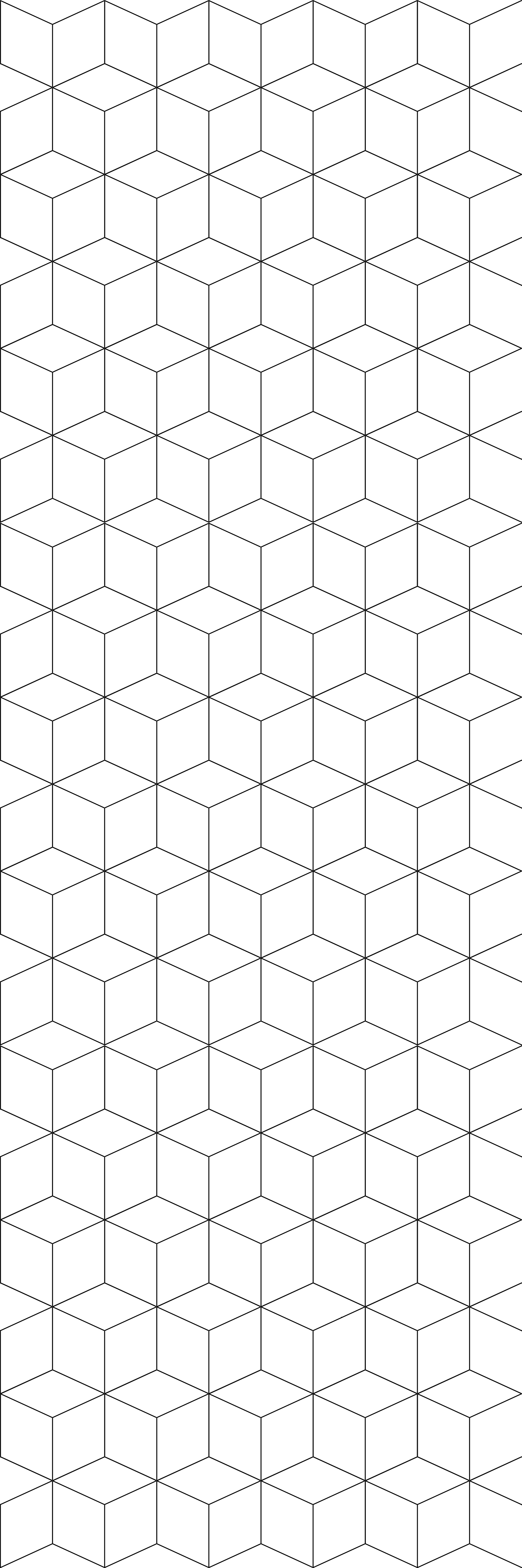 Vinyl tapijt geometrisch cubes patroon - TenStickers