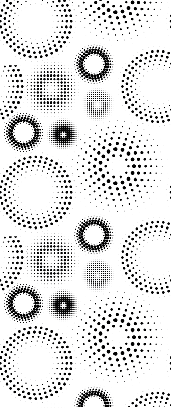 Vinyl tapijt geometrisch naadloze stippen - TenStickers