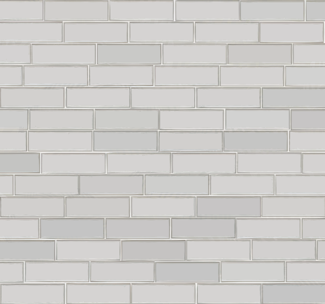 Vinyl tapijt slaapkamer witte bakstenen - TenStickers