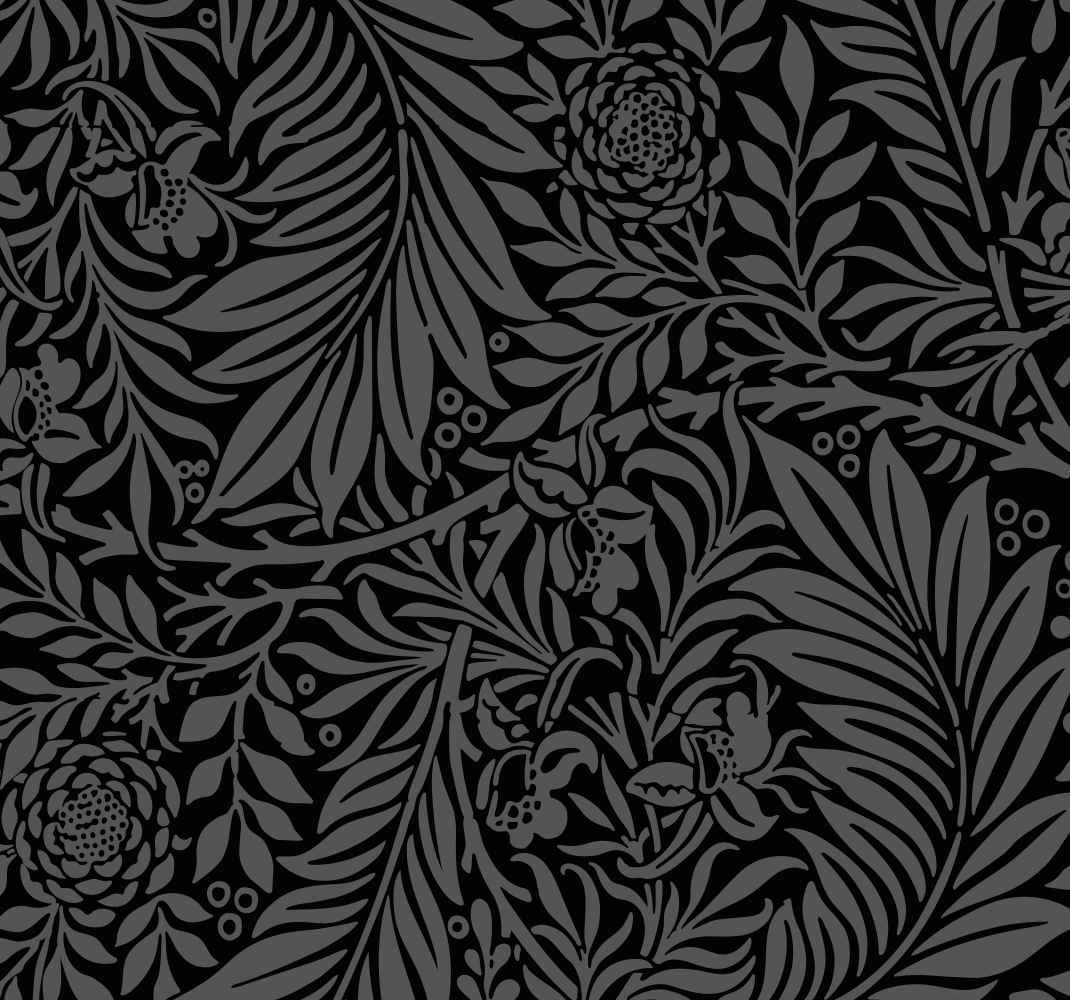 Vinyl tapijt slaapkamer zwarte abstracte patronen halloween - TenStickers
