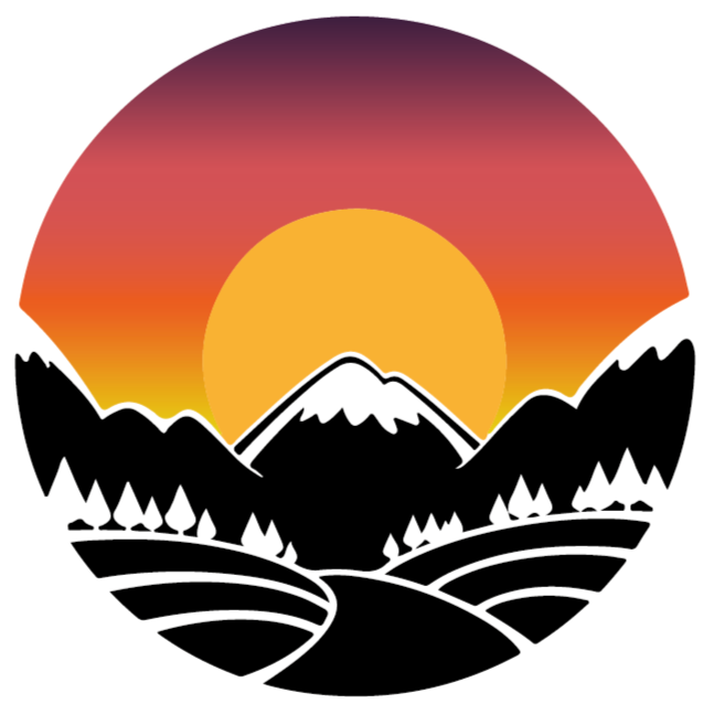 Vinyl tapijt natuur bergen en bos - TenStickers