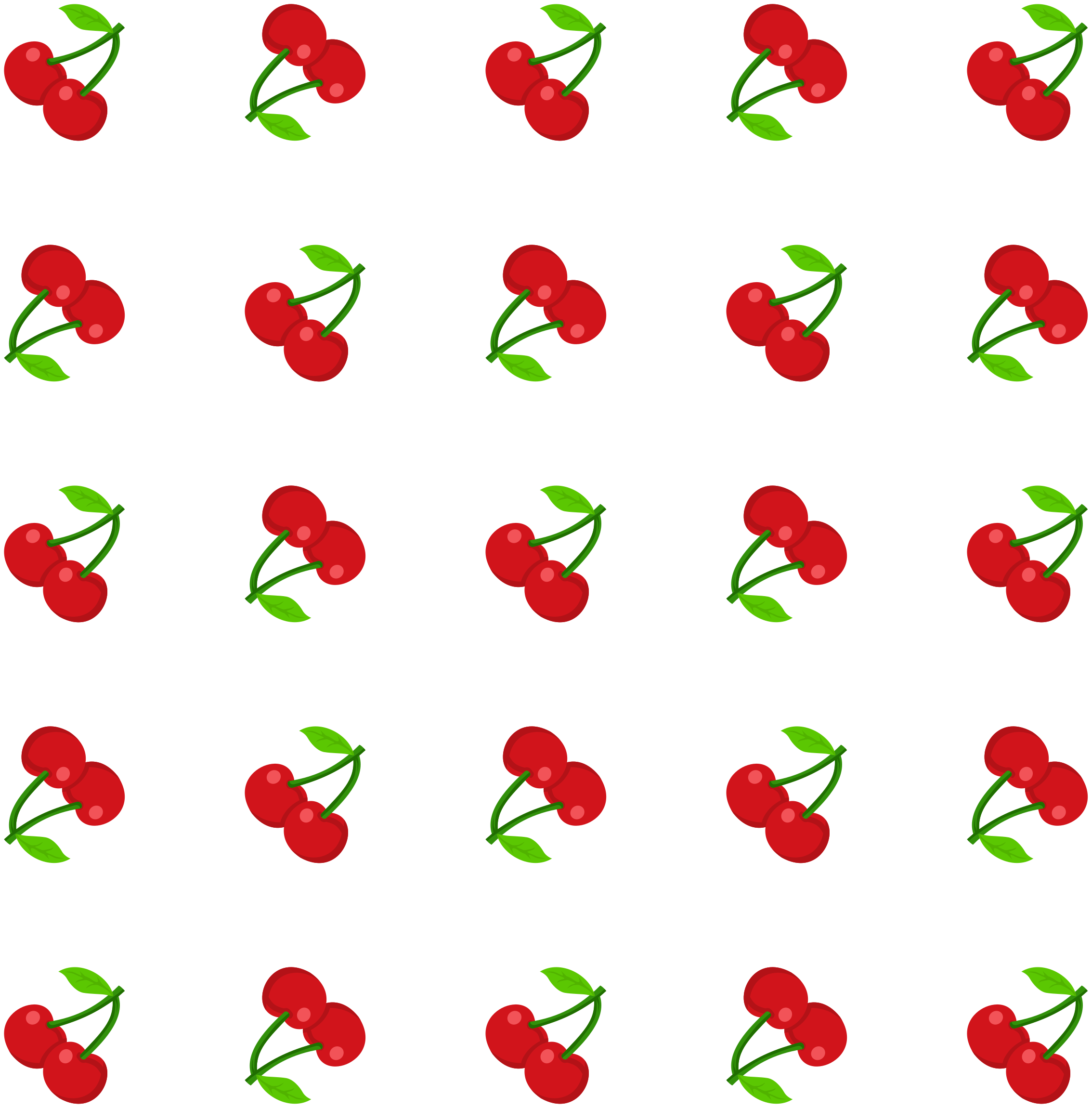 Vinyl tapijt natuur kersenpatroon ontwerp - TenStickers