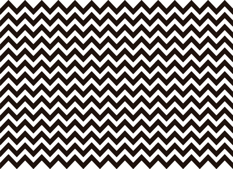 Vinyl tapijt geometrisch zigzag strepen - TenStickers