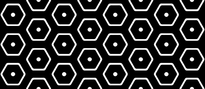 Vinyl tapijt geometrisch minimalistisch patroon - TenStickers