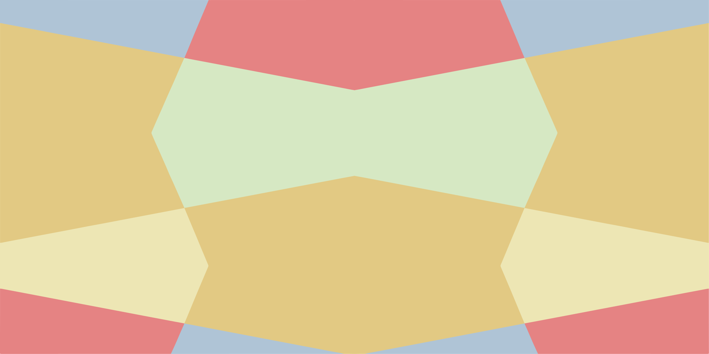Vinyl tapijt geometrisch pastel kleurblokken - TenStickers