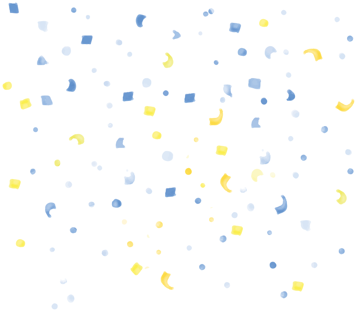 Vinyl tapijt geometrisch aquarel confetti - TenStickers
