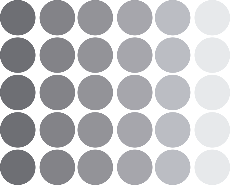 Vinyl tapijt geometrisch grijze cirkels - TenStickers