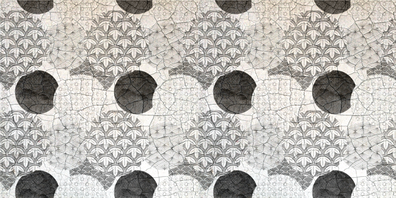 Vinyl tapijt geometrisch oosters geometrisch patroon - TenStickers