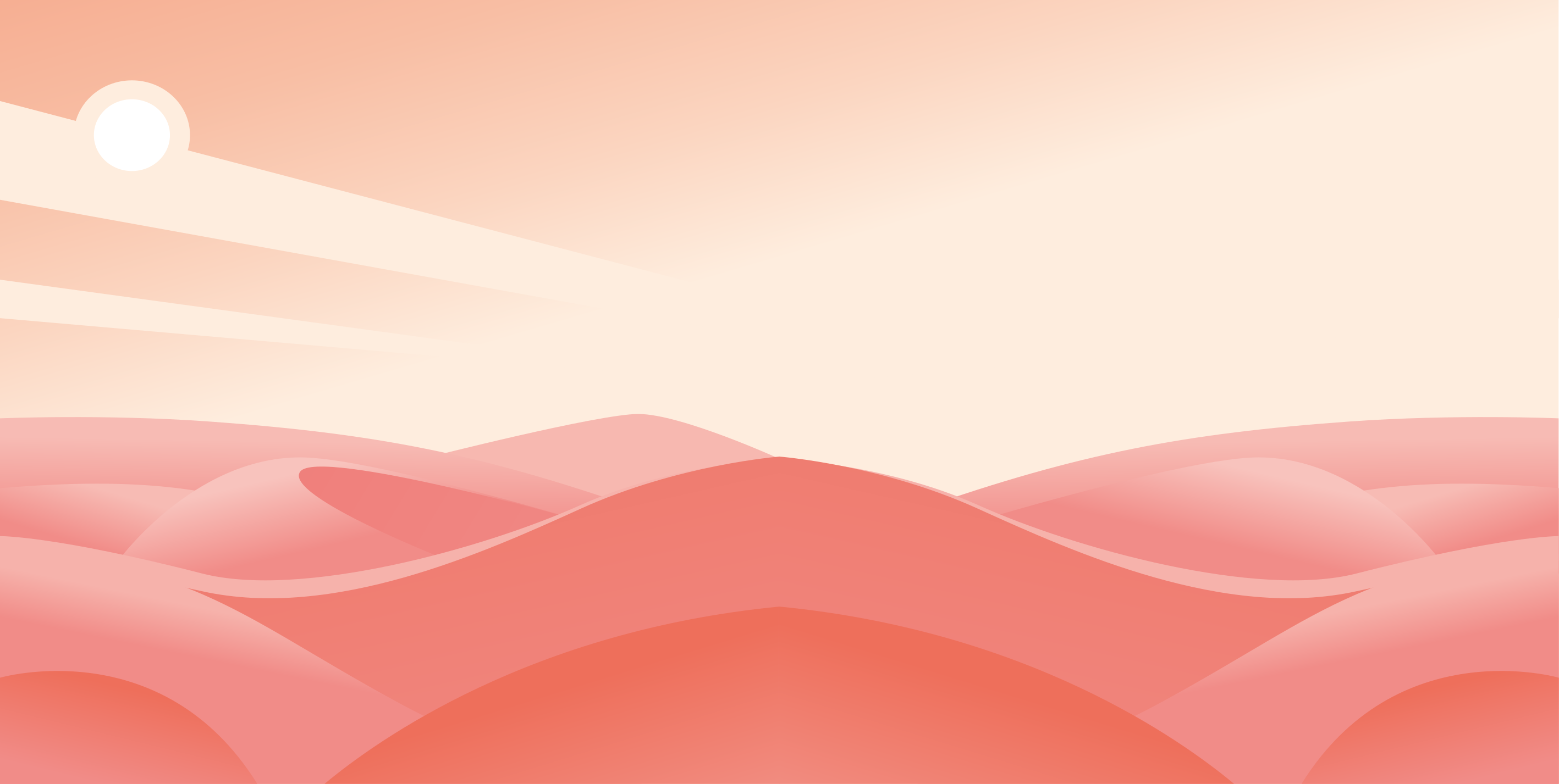 Vinyl tapijt geometrisch roze woestijn - TenStickers