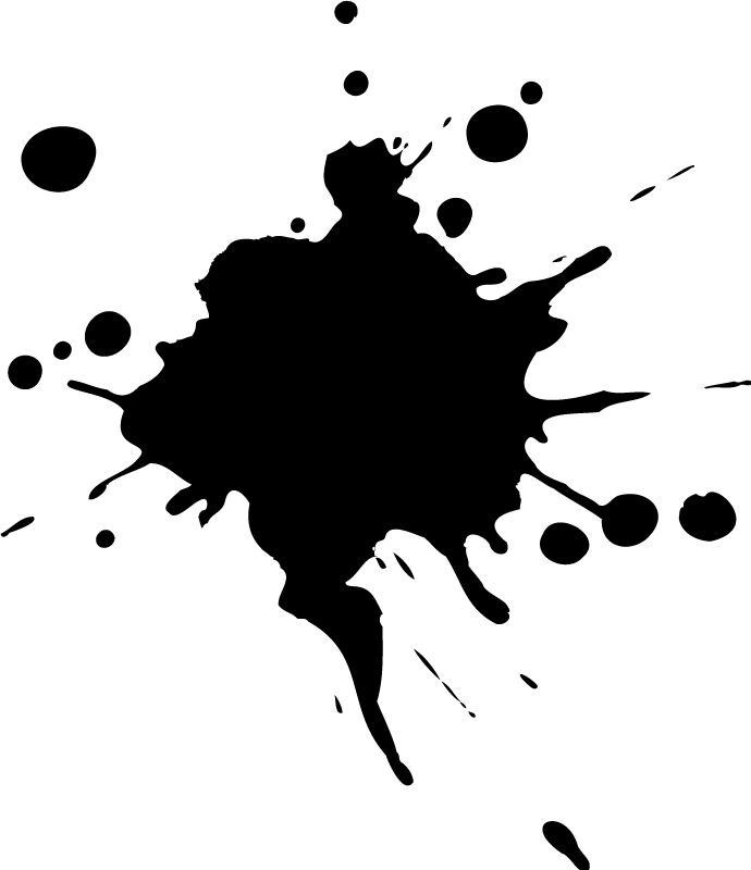 Vinyl tapijt geometrisch met spatteffect grafiek - TenStickers