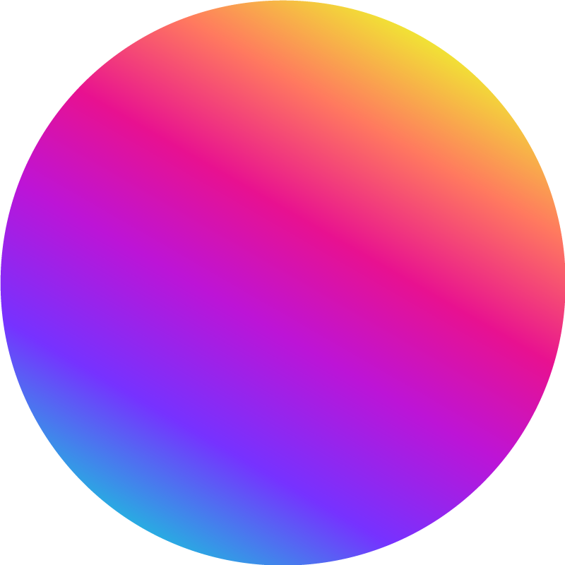 Vinyl tapijt geometrisch kleurrijke verloopcirkel - TenStickers