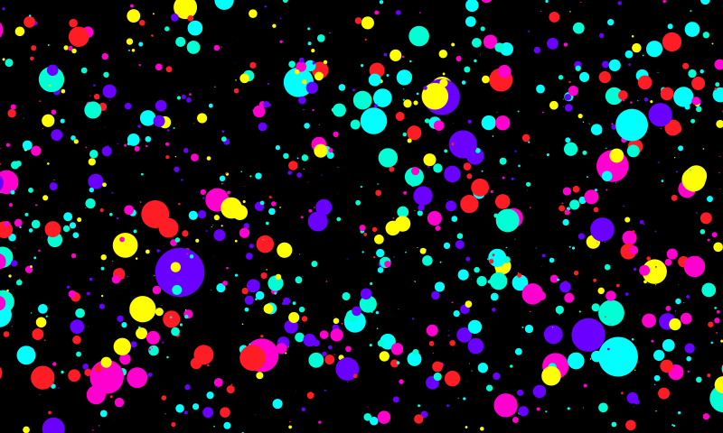 Vinyl tapijt geometrisch kleurrijk bubbels patroon - TenStickers