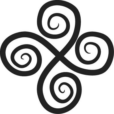 Vinyl tapijt geometrisch elegant draai element - TenStickers