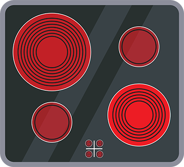 Vinyl tapijt kind voor keuken keramisch koken - TenStickers