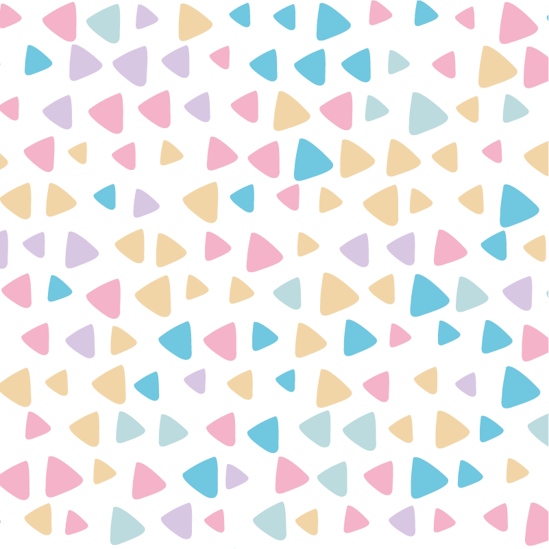 Vinyl tapijt kind met pastel kleuren patroon - TenStickers
