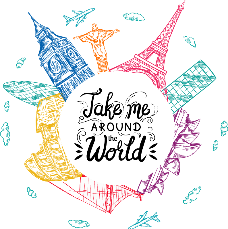 Vinyl tapijt slaapkamer edelstenen van over de wereld - TenStickers