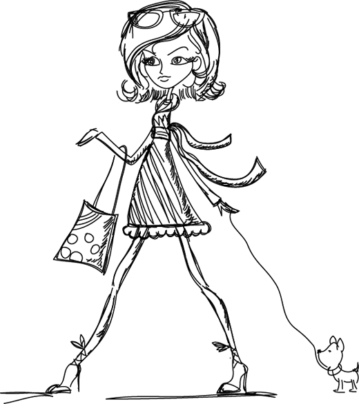 Vinyl tapijt slaapkamer decoratief voor meisjes - TenStickers