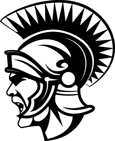 Vinyl tapijt slaapkamer decoratief centurion profiel - TenStickers