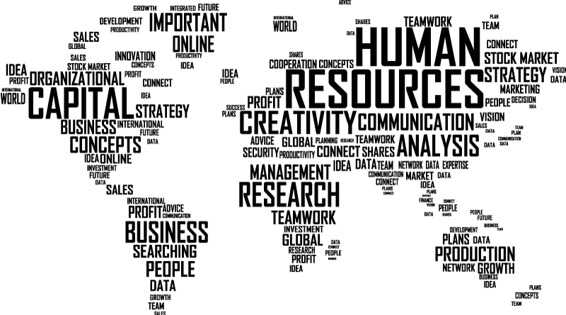 Vinyl tapijt wereldkaart voor bedrijven - TenStickers