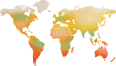 Vinyl tapijt wereldkaart muurkaart in volle kleur - TenStickers