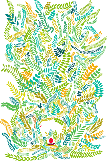 Vinyl tapijt kind fantasie lezen mooi van het noorden - TenStickers