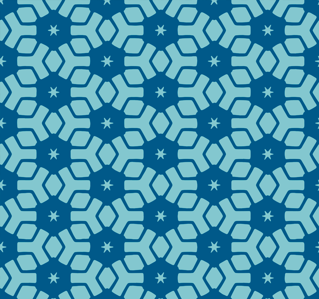 Vinyl tapijt badkamer blauwe tegels behang - TenStickers