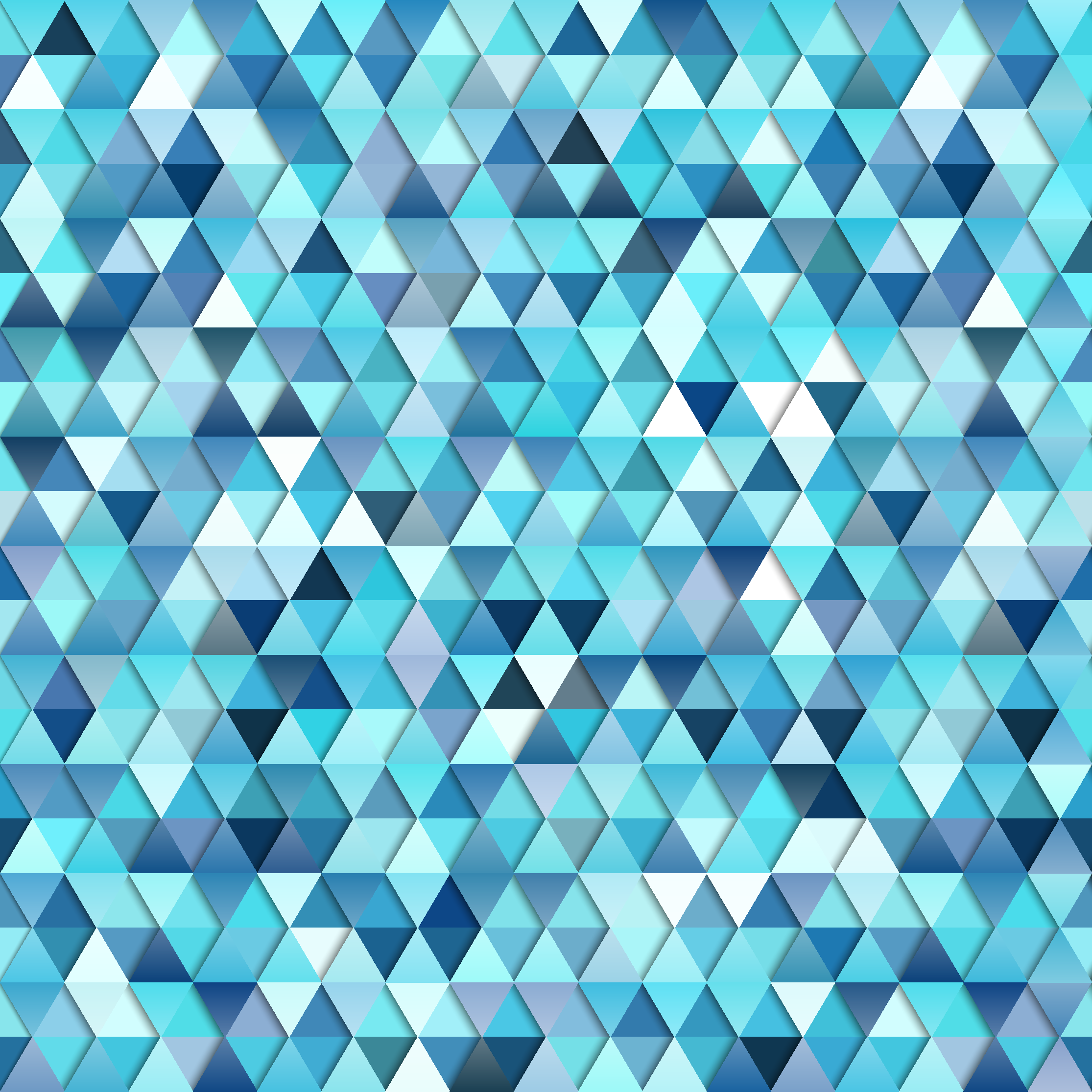 Vinyl tapijt badkamer geometrisch blauw abstract - TenStickers