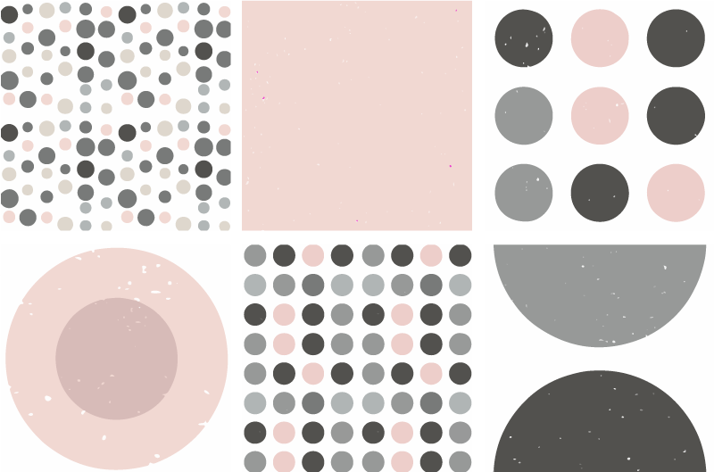 Vinyl tapijt badkamer scandinavische rebekka tegels - TenStickers