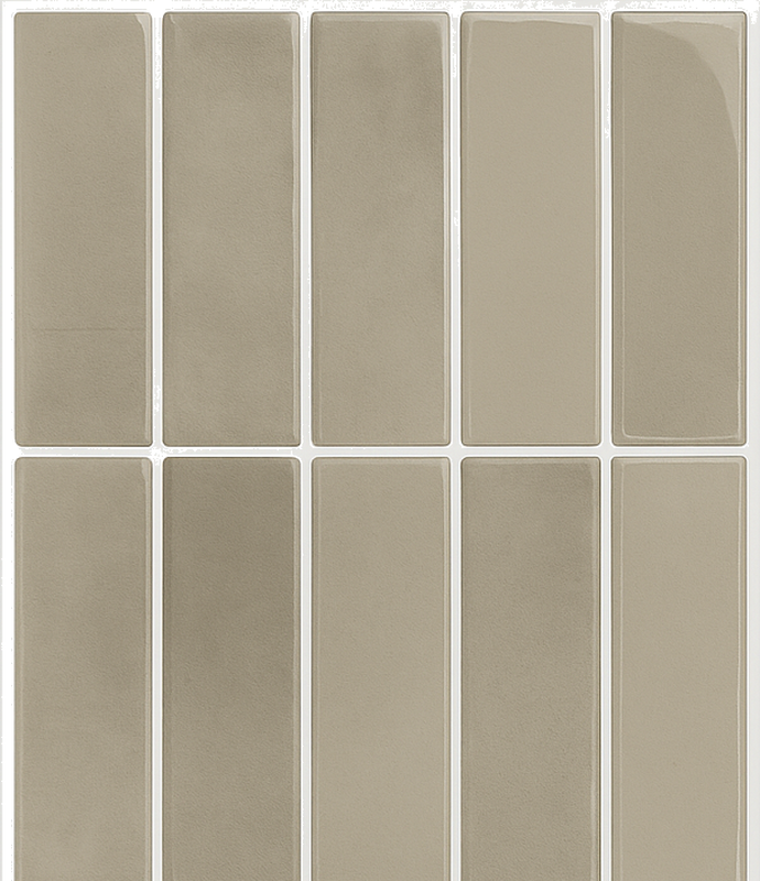 Vinyl tapijt badkamer linear stone natuur - TenStickers