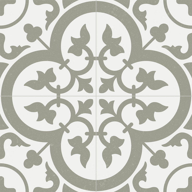 Vinyl tapijt keuken azulejo marokko kleur evergreen fog - TenStickers