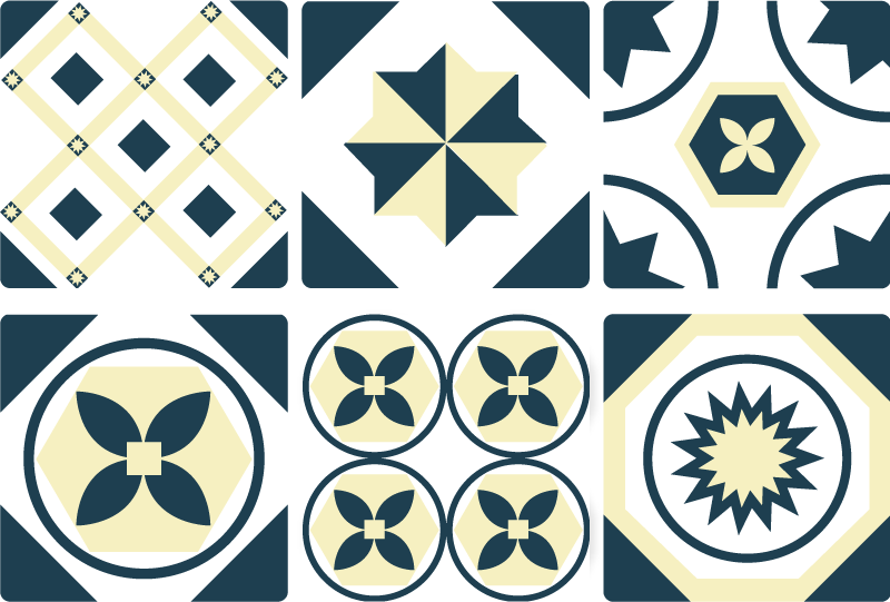 Vinyl tapijt keuken alionsa tegels - TenStickers