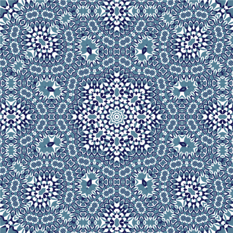Vinyl tapijt keuken mosaic mandala - TenStickers