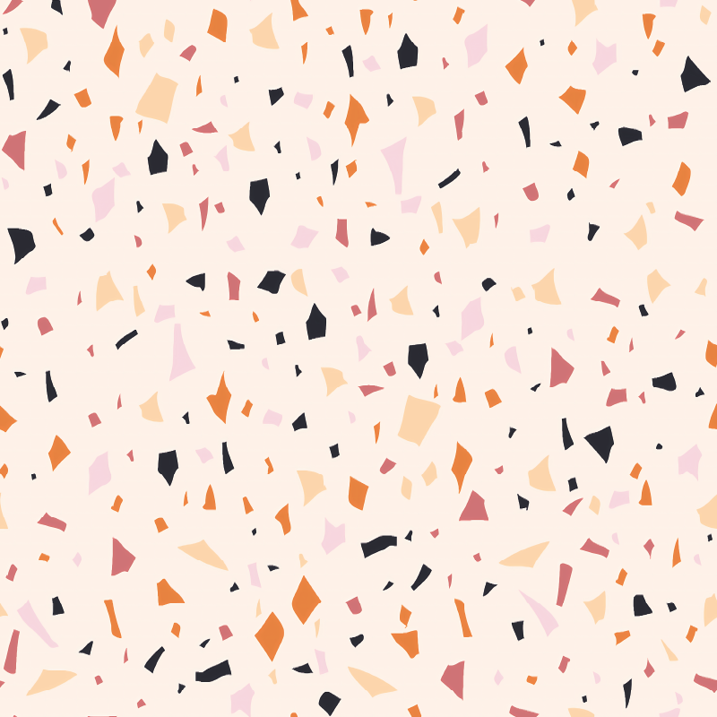 Vinyl tapijt keuken grijs terrazzo plaat - TenStickers