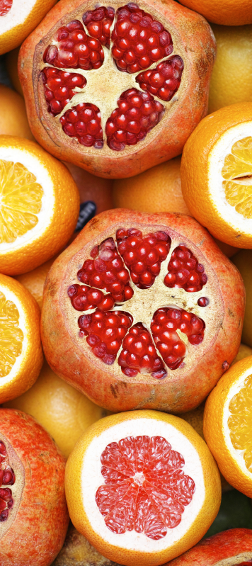 Vinyl tapijt keuken gesneden fruit - TenStickers