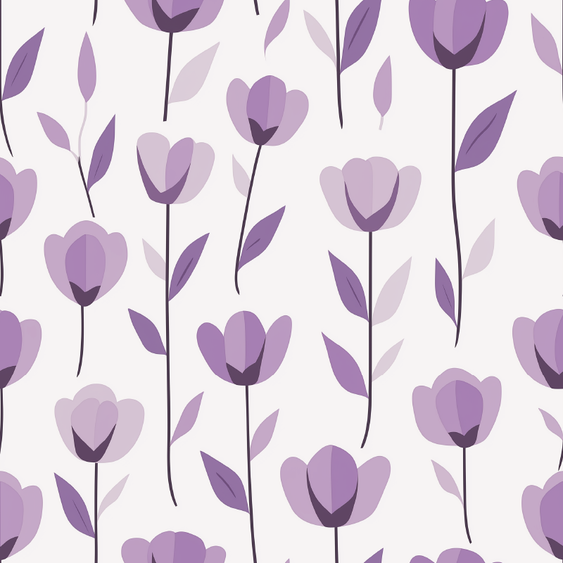 Vinyl tapijt keuken met bloemenprint ontwerp - TenStickers