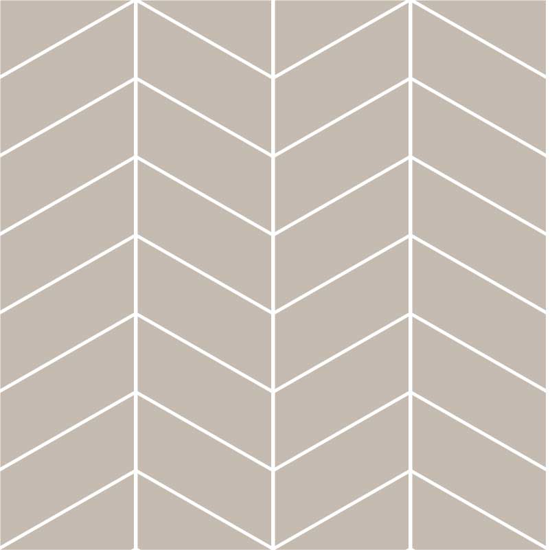 Vinyl tapijt keuken scandinavisch stijl beige wit - TenStickers