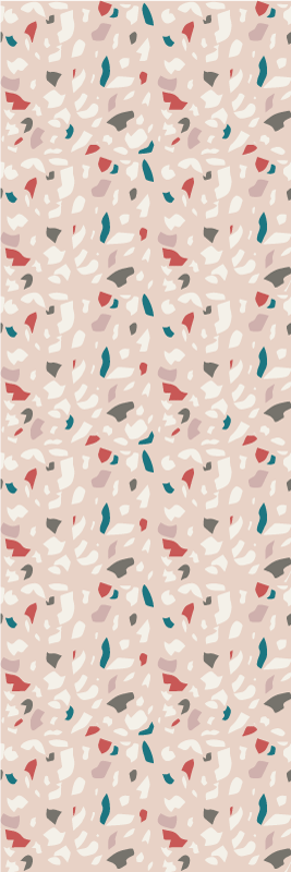 Vinyl tapijt slaapkamer terrazzo effect patroon - TenStickers