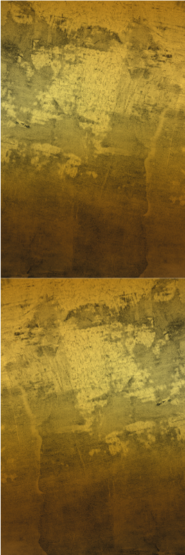Vinyl tapijt slaapkamer retro rauw gouden patroon - TenStickers
