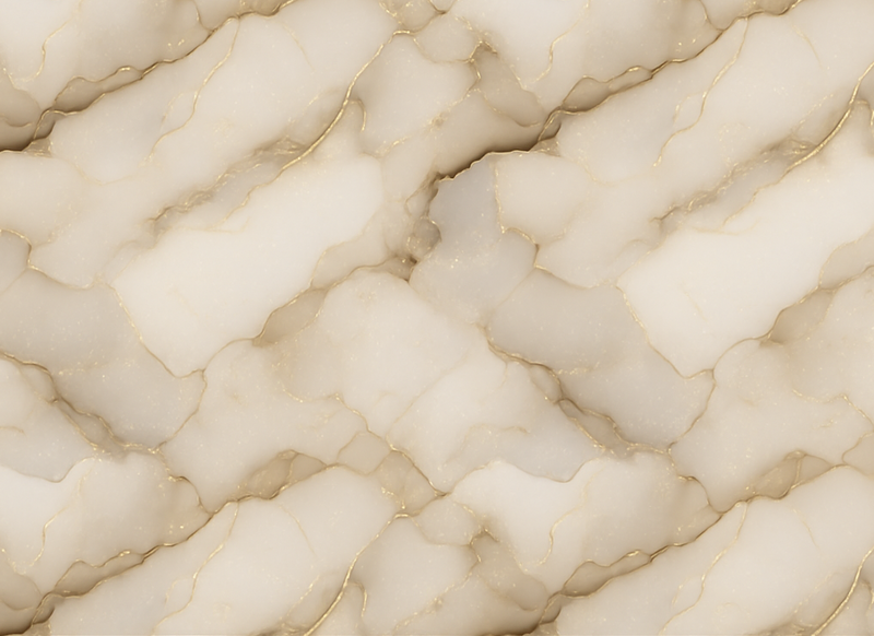 Vinyl tapijt slaapkamer luxe witte en gouden marmer - TenStickers