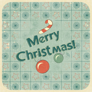 Vinyl tapijt slaapkamer decoratief bord vrolijk kerstfeest - TenStickers