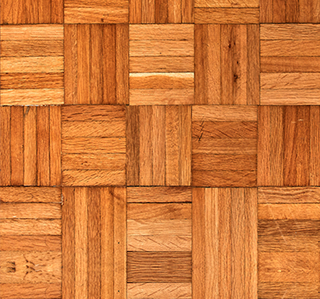 Vinyl tapijt kantoor beschermd door de houten weave - TenStickers