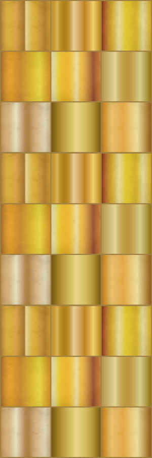 Vinyl tapijt kantoor gouden gele blokken - TenStickers