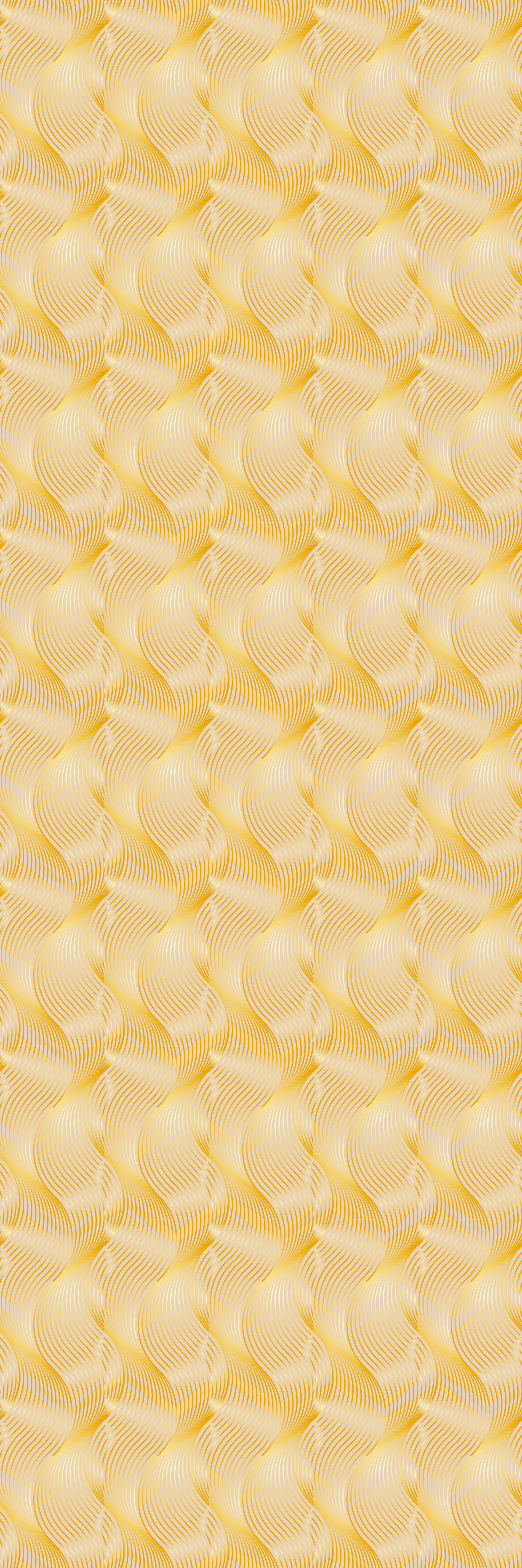 Vinyl tapijt kantoor gouden golven illusie - TenStickers