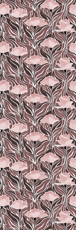 Vinyl tapijt slaapkamer vintage abstract patroon - TenStickers