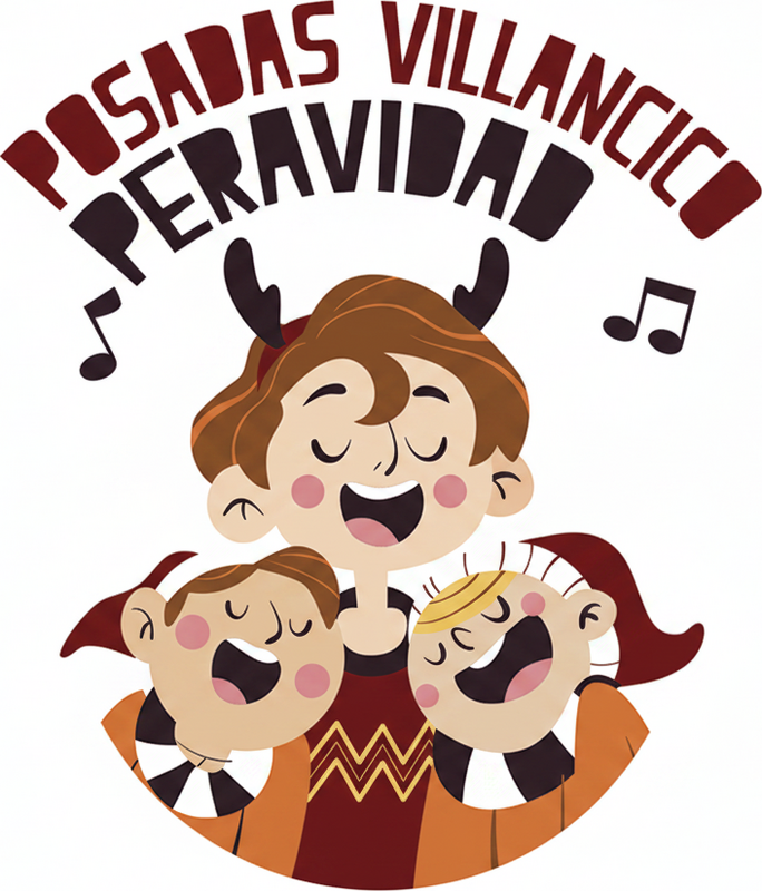 Vinyl tapijt slaapkamer posadas villancico kerst - TenStickers