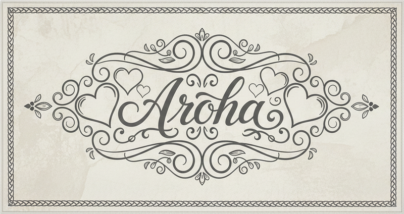Vinyl tapijt slaapkamer aroha - TenStickers
