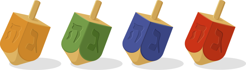 Vinyl tapijt slaapkamer dreidel - TenStickers