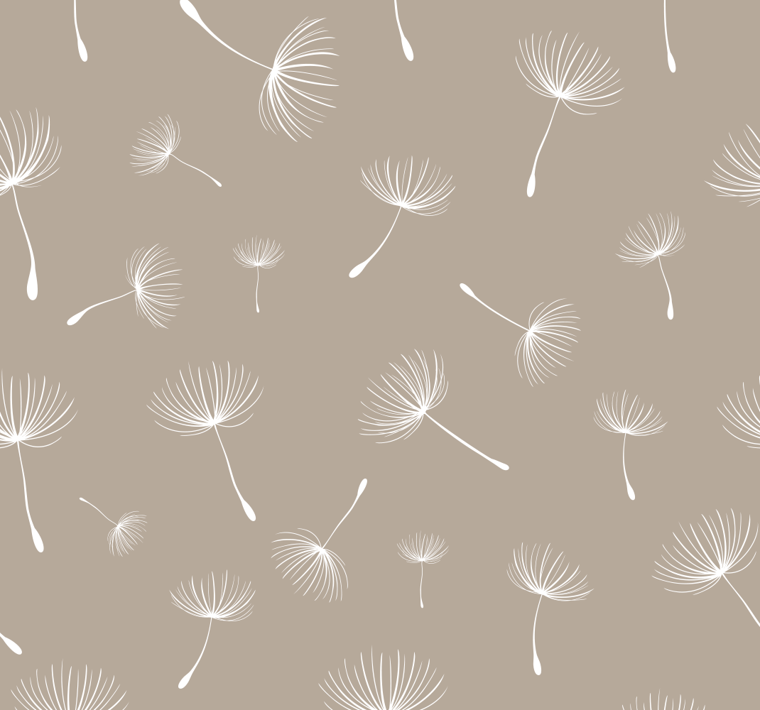 Vinyl tapijt natuur paardenbloem patchwork - TenStickers
